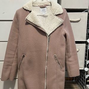 Light Pink Old Navy Sherpa Coat